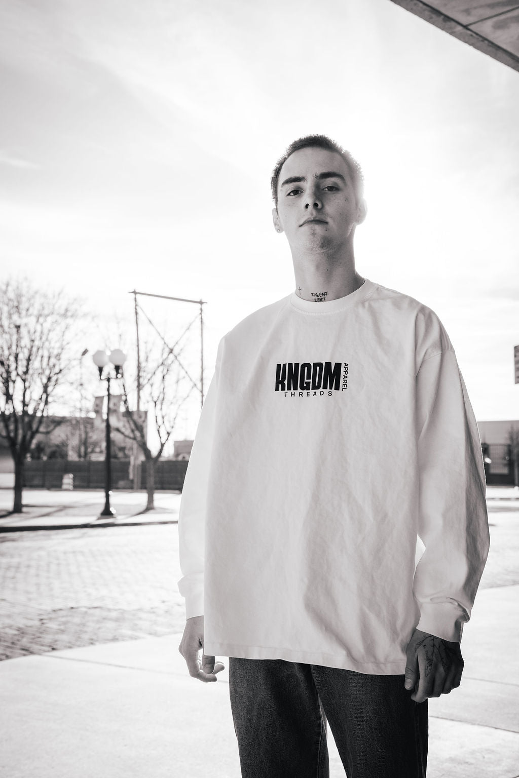 "UNBORN LIVES" Oversized Unisex Long Sleeve T-Shirt